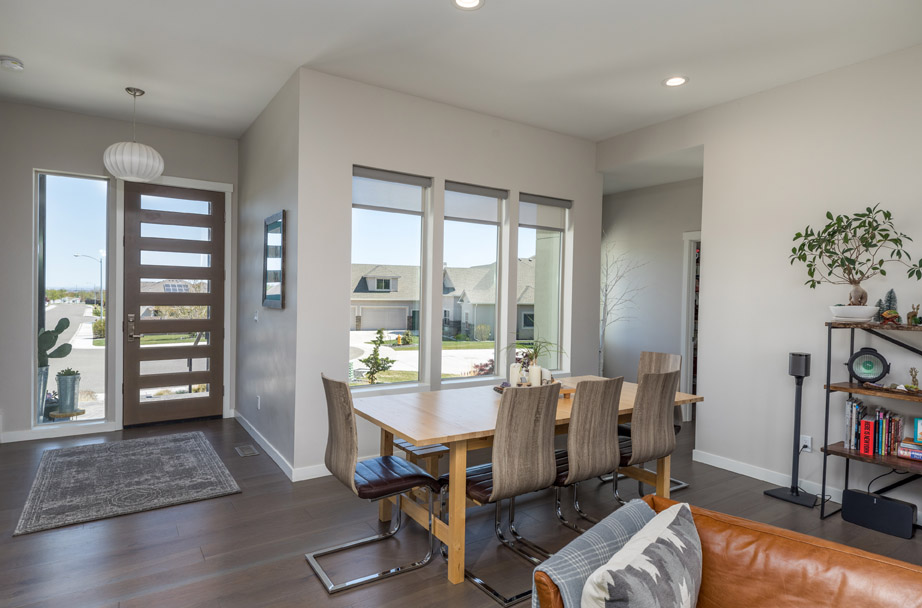 Entry with Dining Room and Windows
